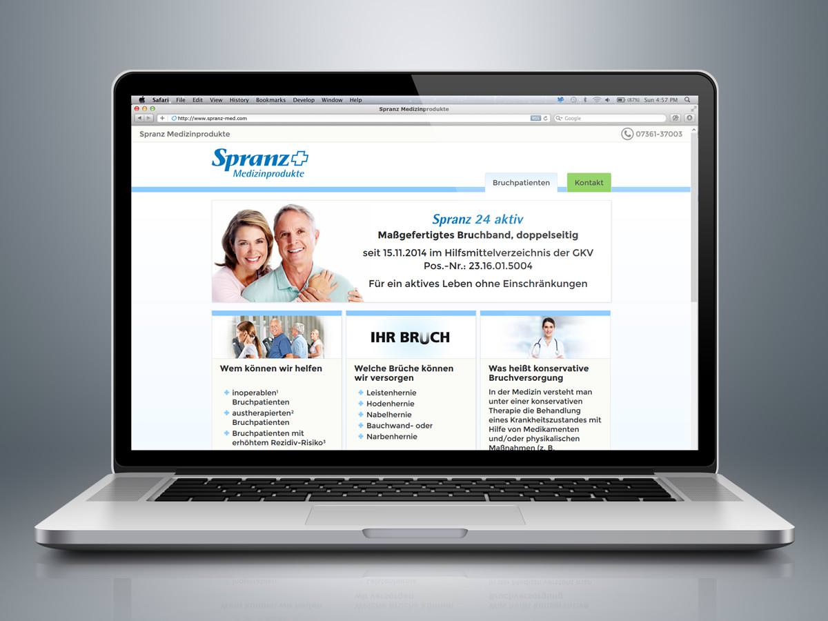 web design medical products